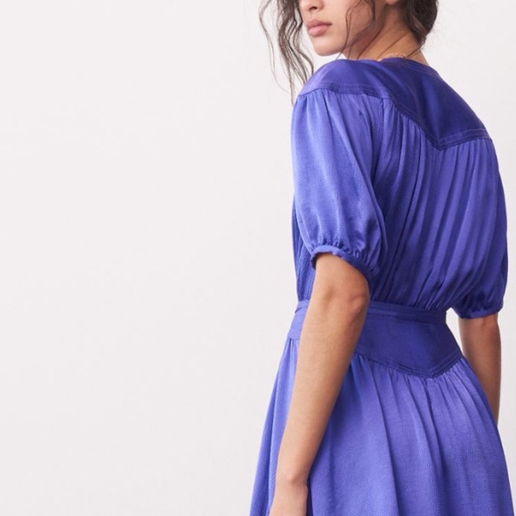 HTF Anthropologie Maeve Katrina Wrap Midi Dress - Picture 5 of 7